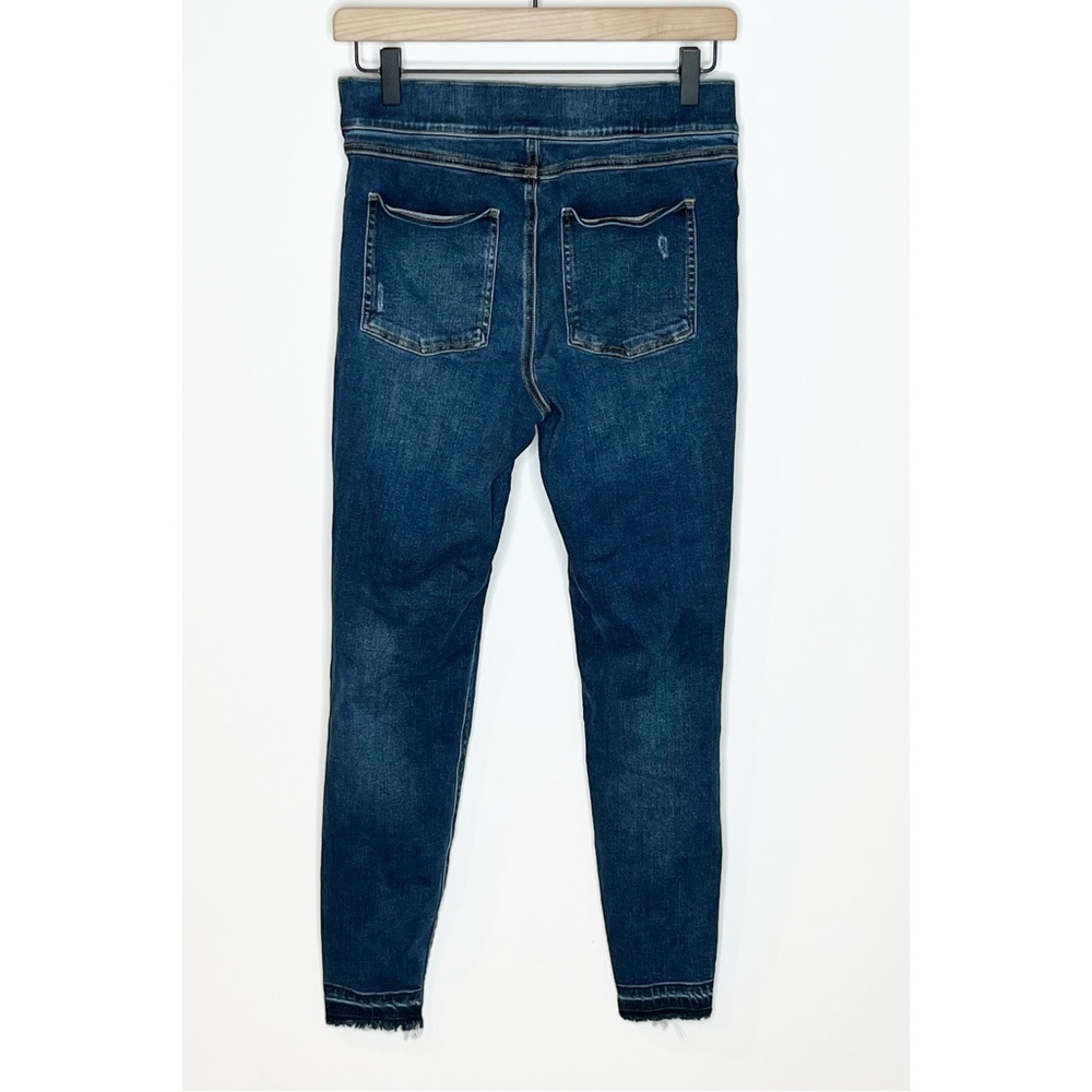SPANX Distressed Ankle Skinny Jeans Size Medium - Picture 4 of 12